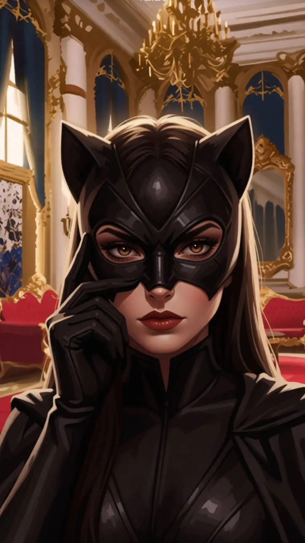 ai character: Catwoman background