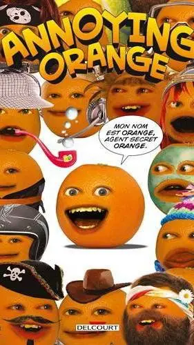 ai character: annoying orange  background