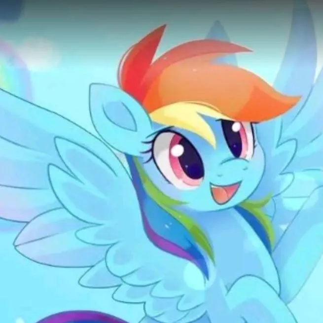 chat with ai character: Rainbow Dash
