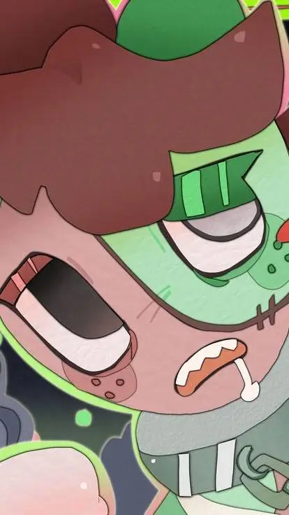 ai character: 🍓Berry beast👾 background