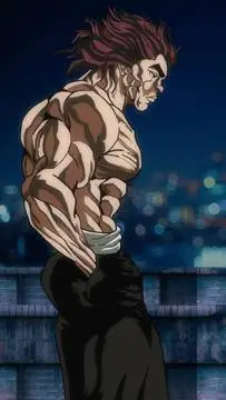 ai character: Yujiro Hanma background