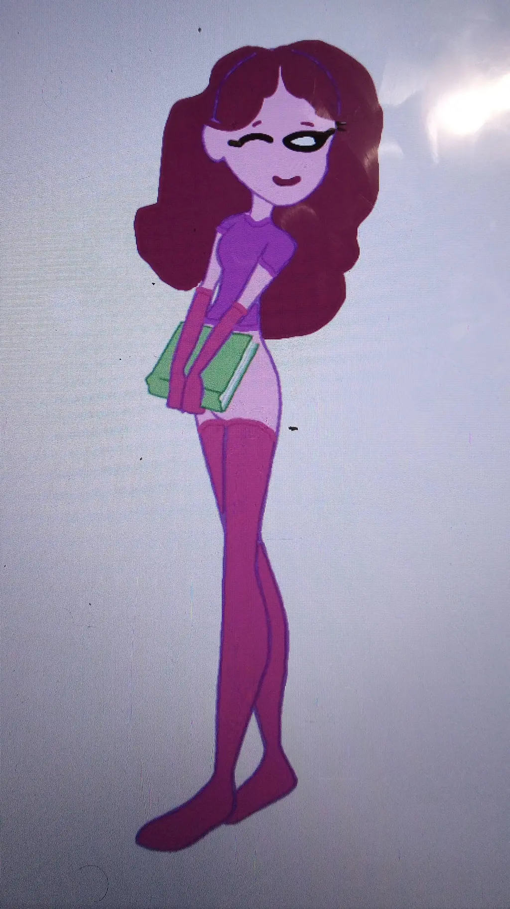 ai character: blobby background