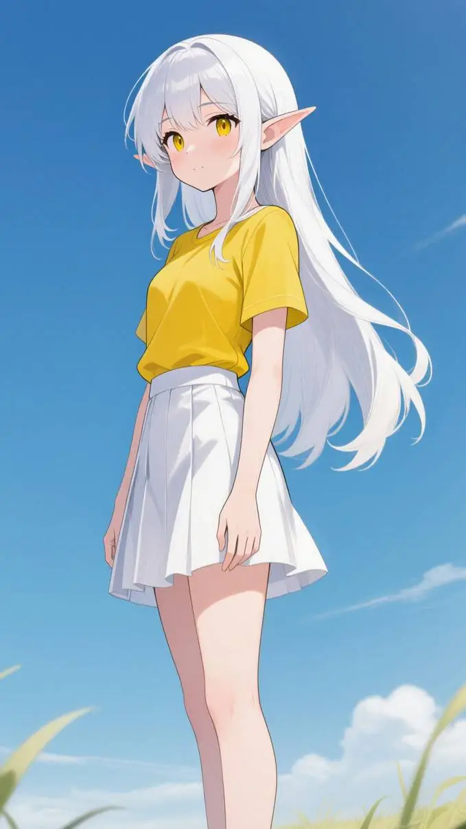 ai character: Snowflake background