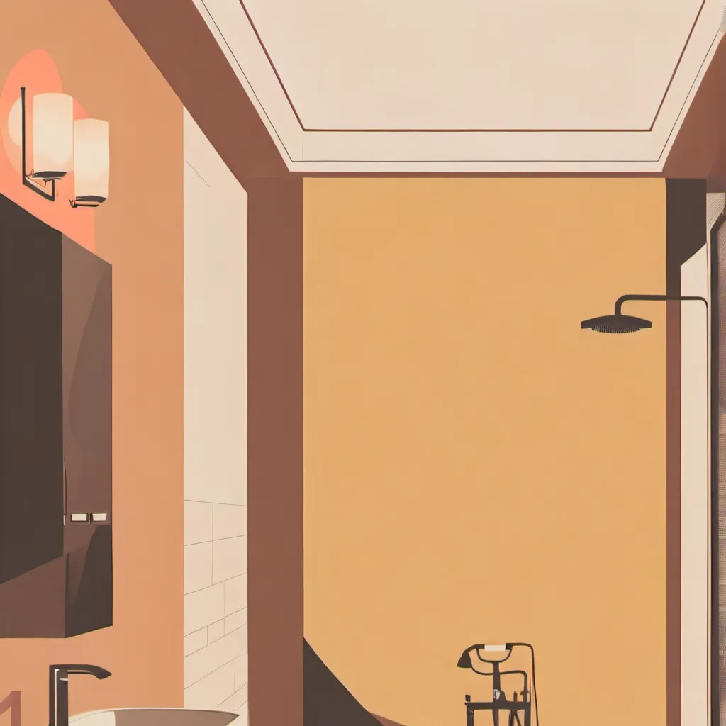 chat with ai character: bathroom