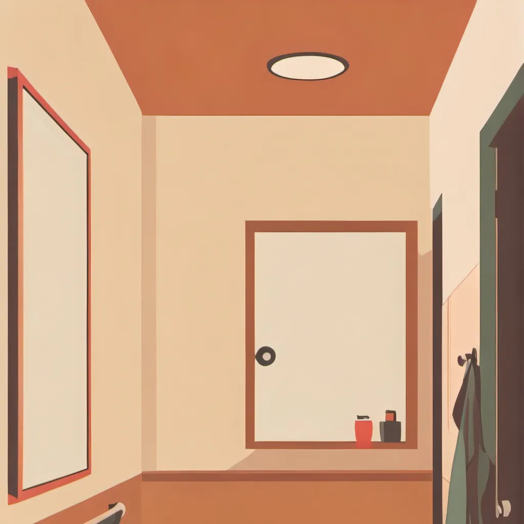chat with ai character: school bathroom