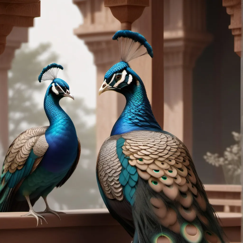 chat with ai character: Peacock life