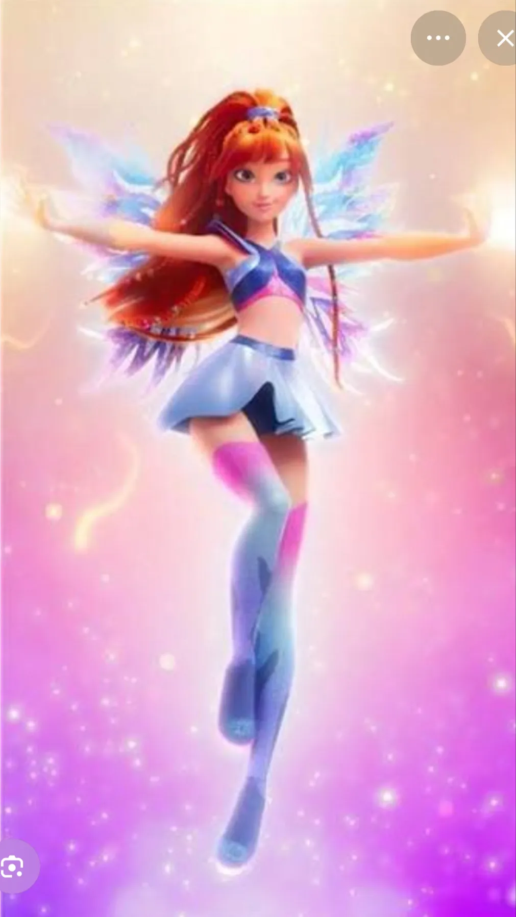 ai character: Bloom background