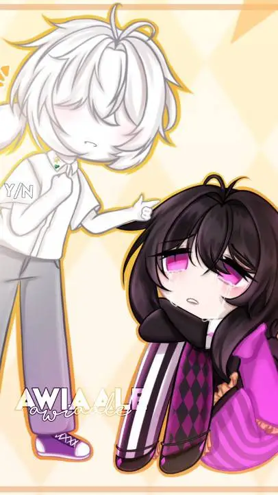 ai character: Comlubina y tu💗🤍 background