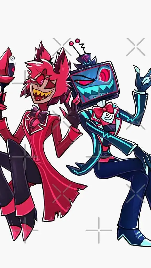 ai character: Alastor x vox background