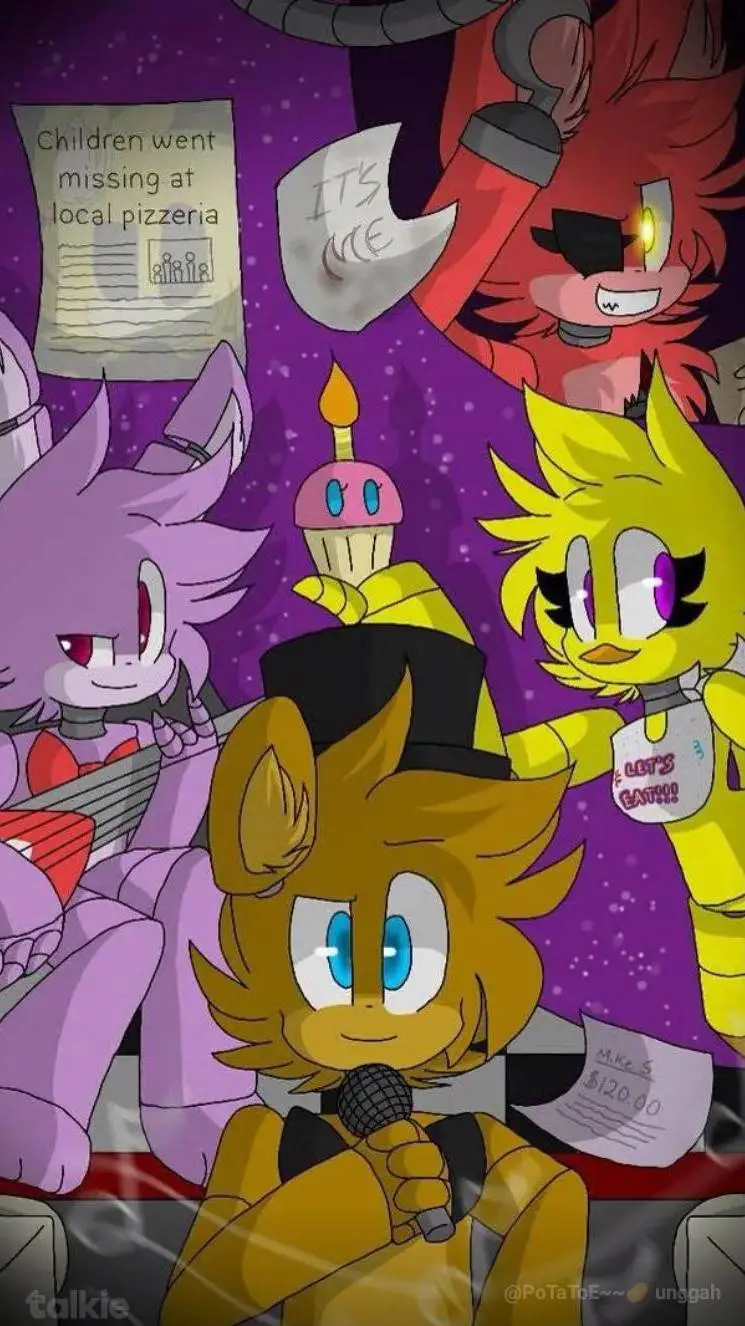 ai character: FNAF background