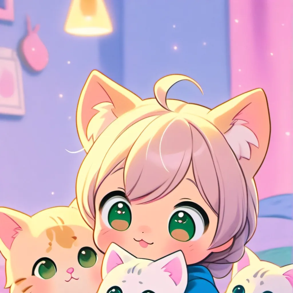 chat with ai character: u have a cat!