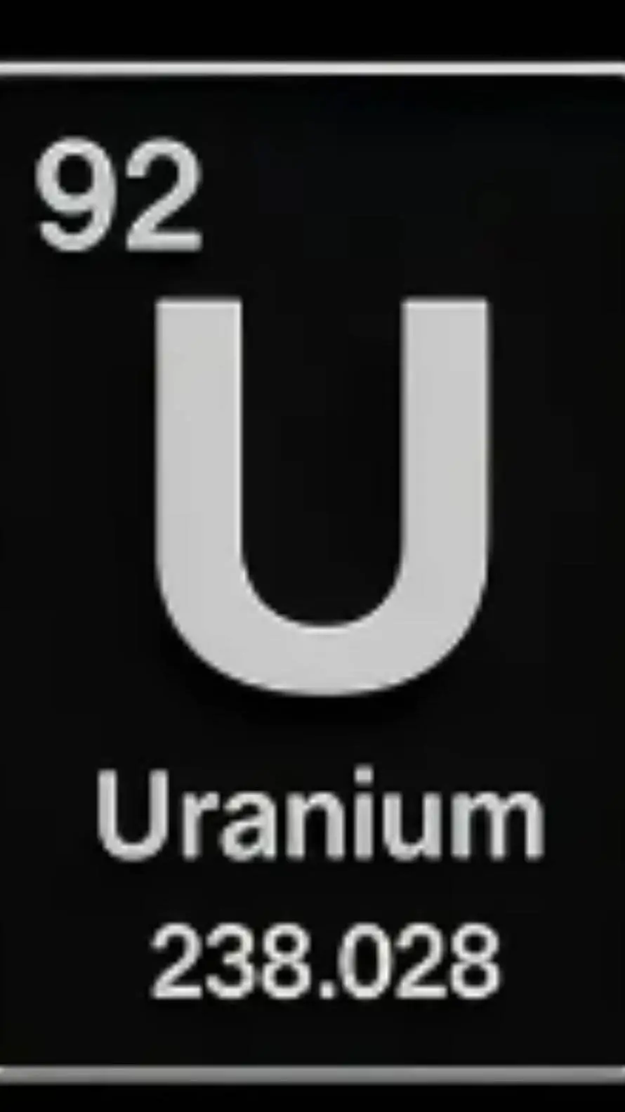 ai character: U⁹² URANIUM background