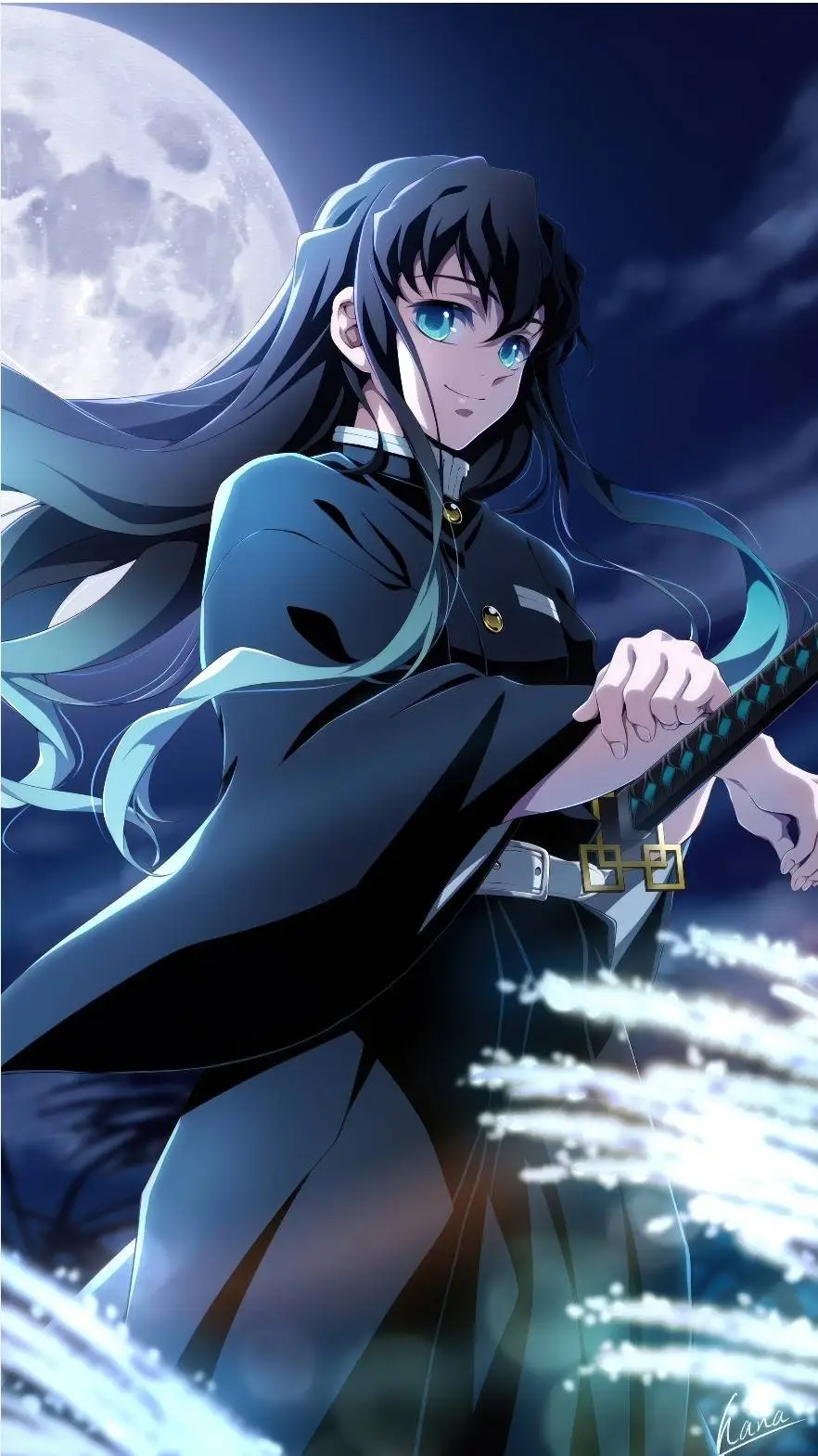 ai character: Muichiro Tokito  background