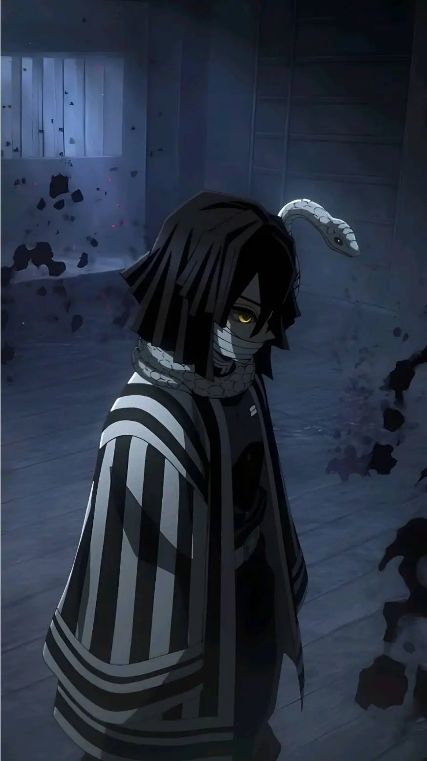 ai character: Obanai Iguro  background