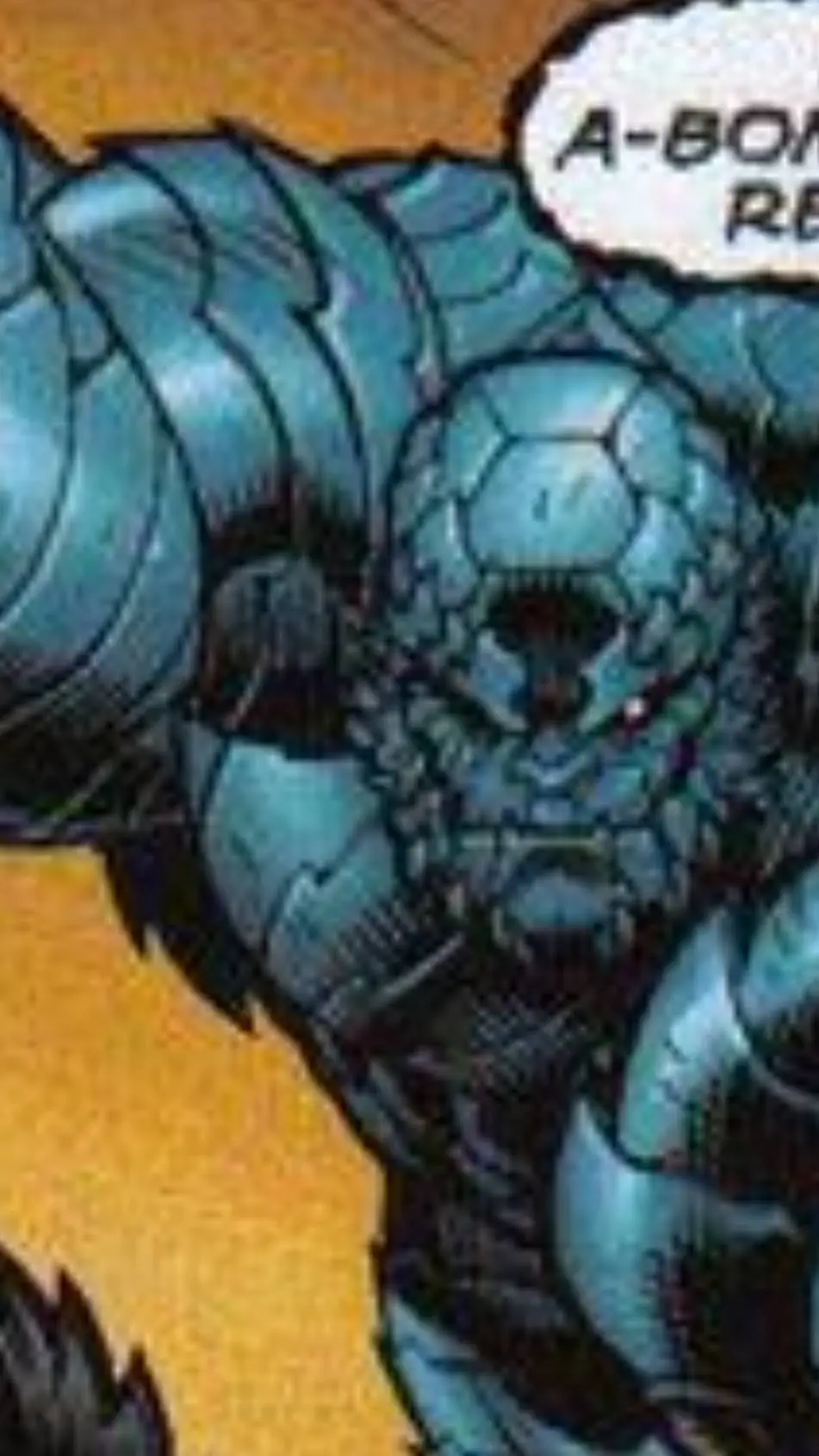 ai character: abomination background