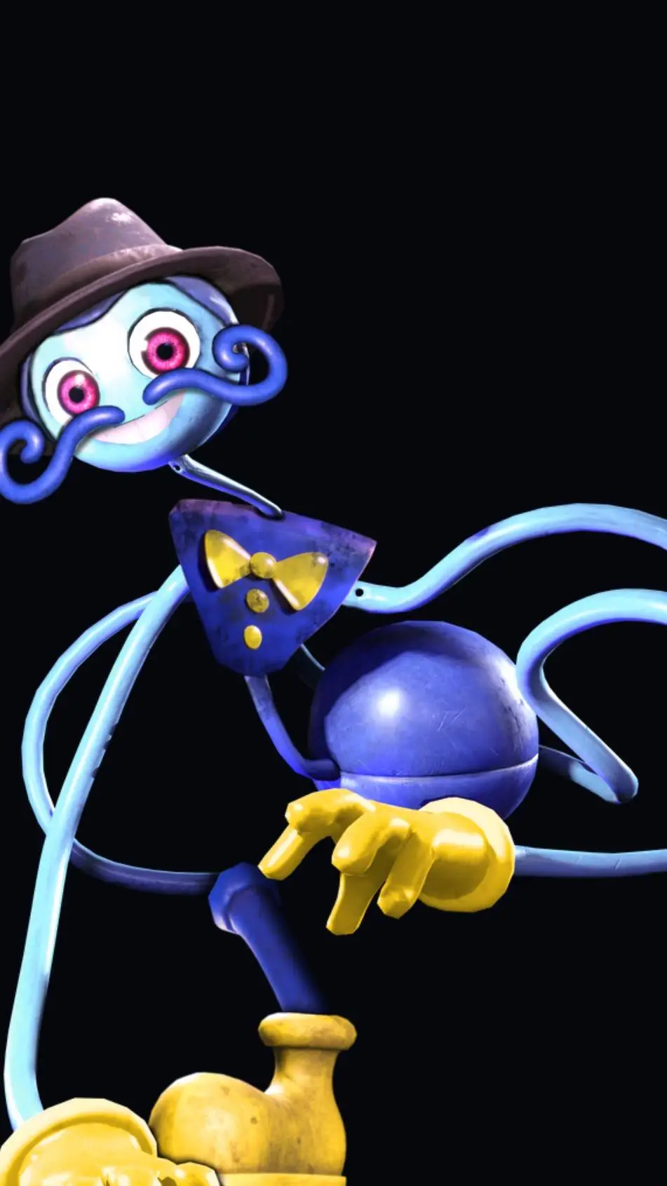 ai character: long legs background