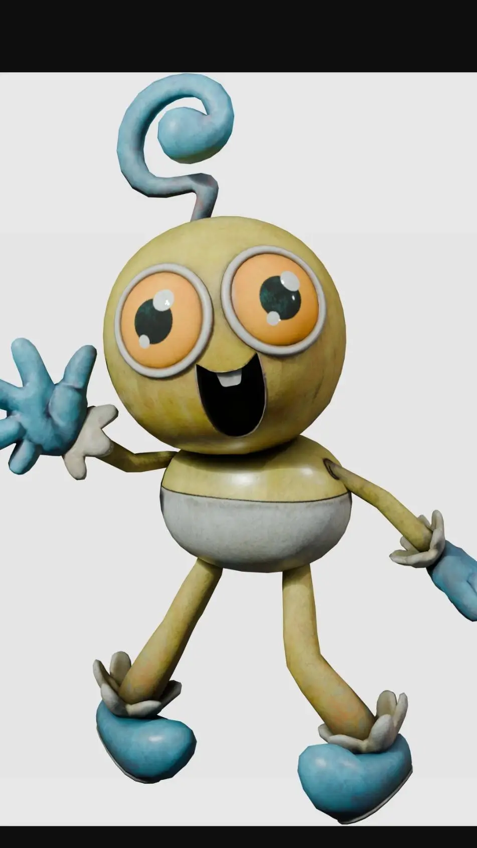 ai character: baby long legs background