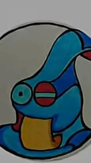 ai character: blob background