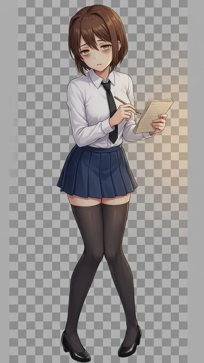 ai character: Amy la perezosa  background