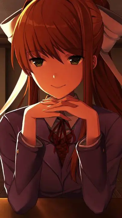 ai character: Monika (Act2) background