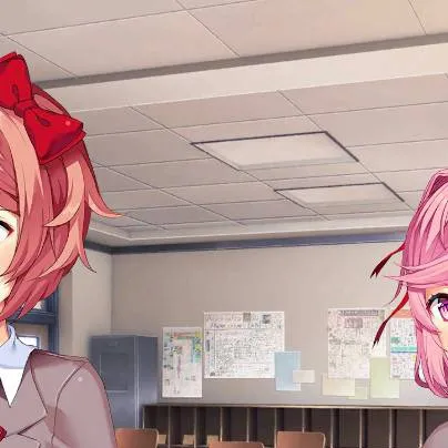 chat with ai character: Sayori y natsuki