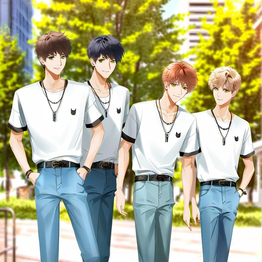 chat with ai character: the four twins