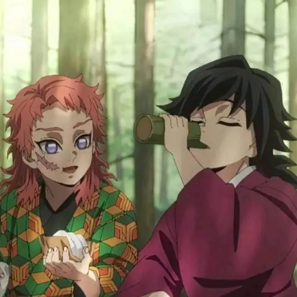 chat with ai character: sabito y giyuu