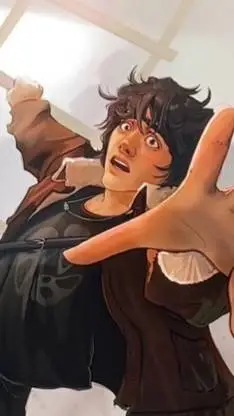 ai character: Nico Di angelo  background