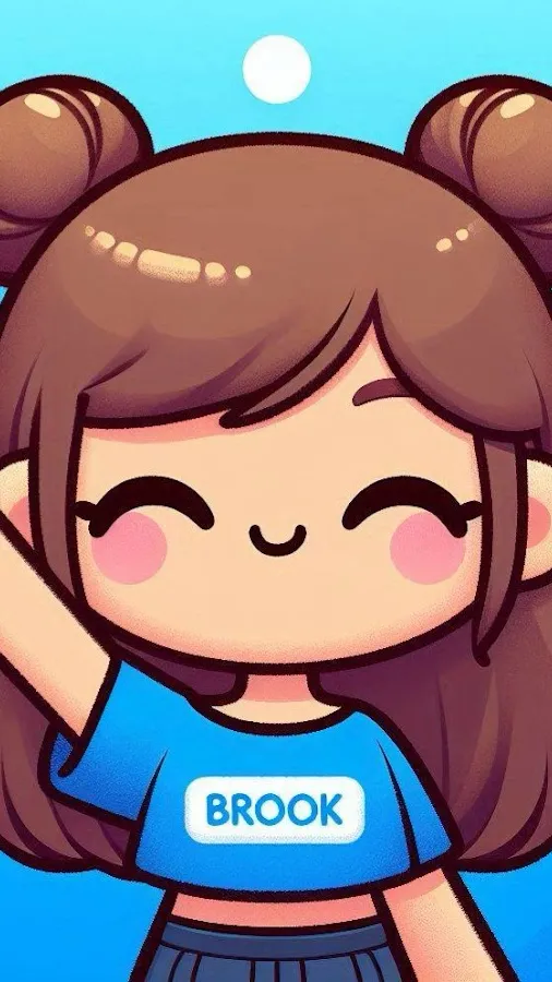 ai character: Brook  background