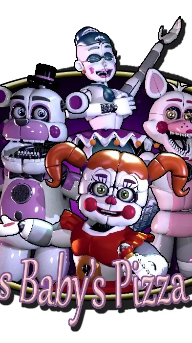 ai character: Pizzaia baby  background