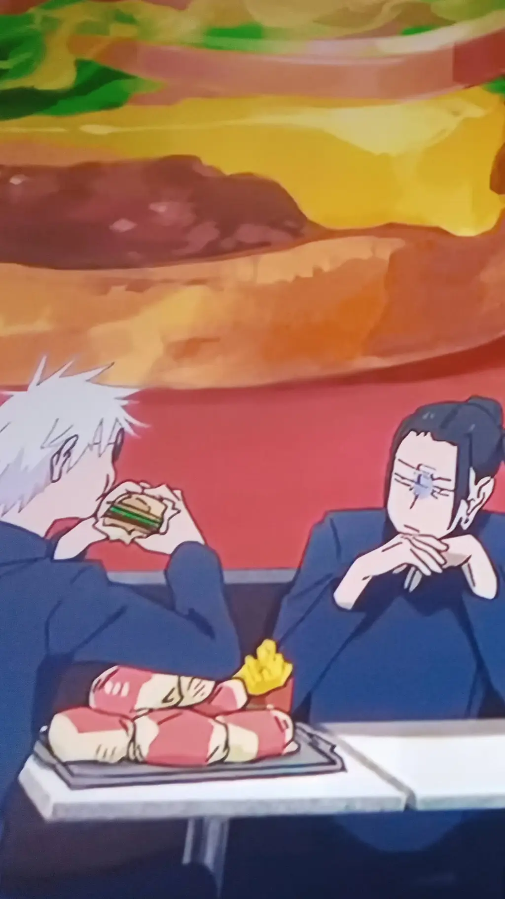 ai character: GOJO AND GETO!!!🥳 background