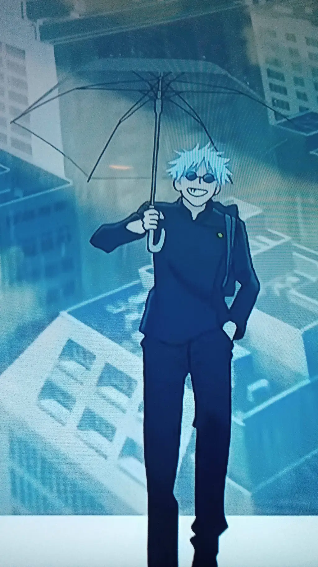 ai character: U & GOJO SWITCH?! background