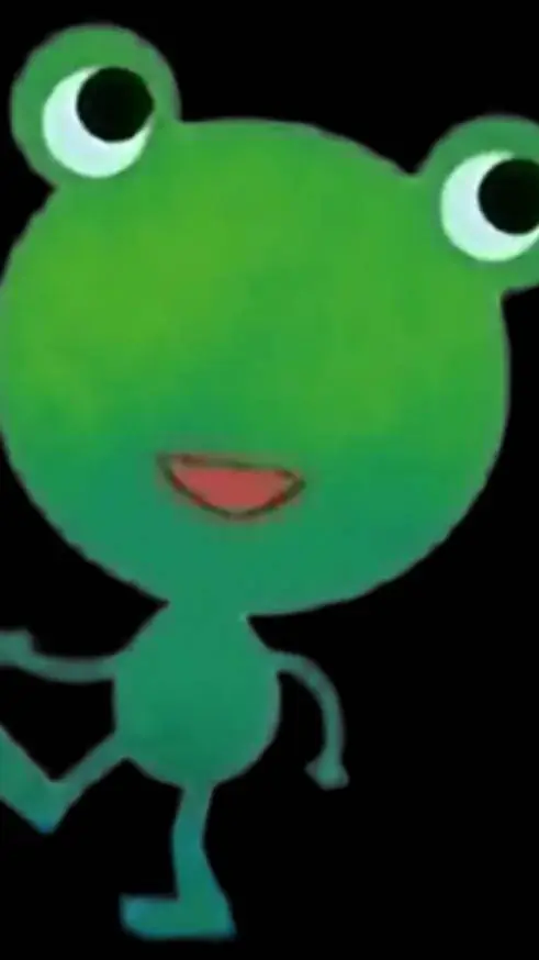 ai character: froggy background