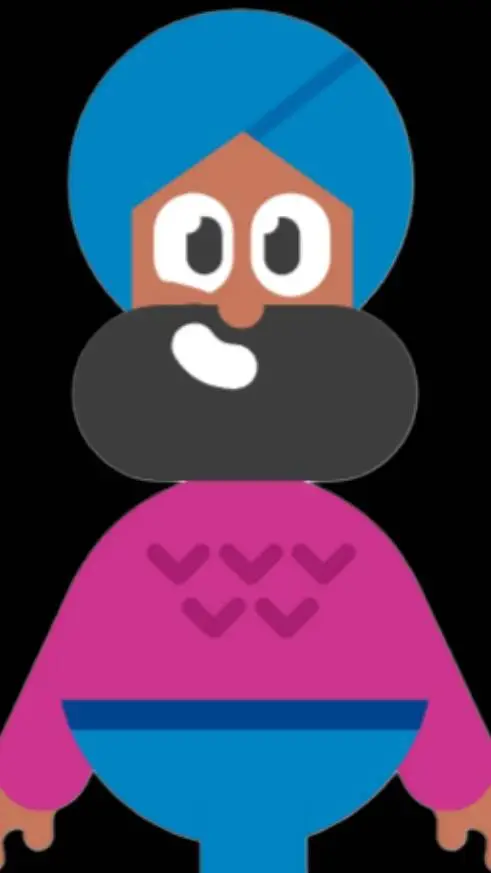 ai character: Vikram  background