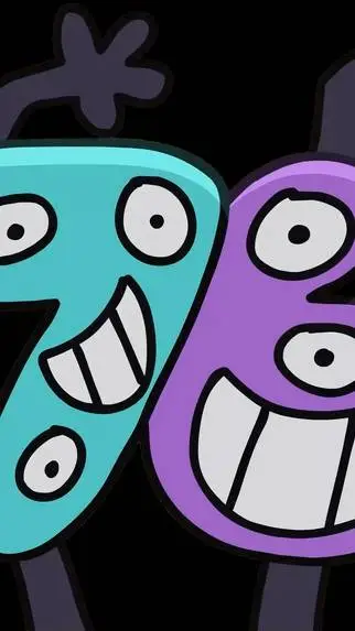 ai character: ruby bfdi leave background