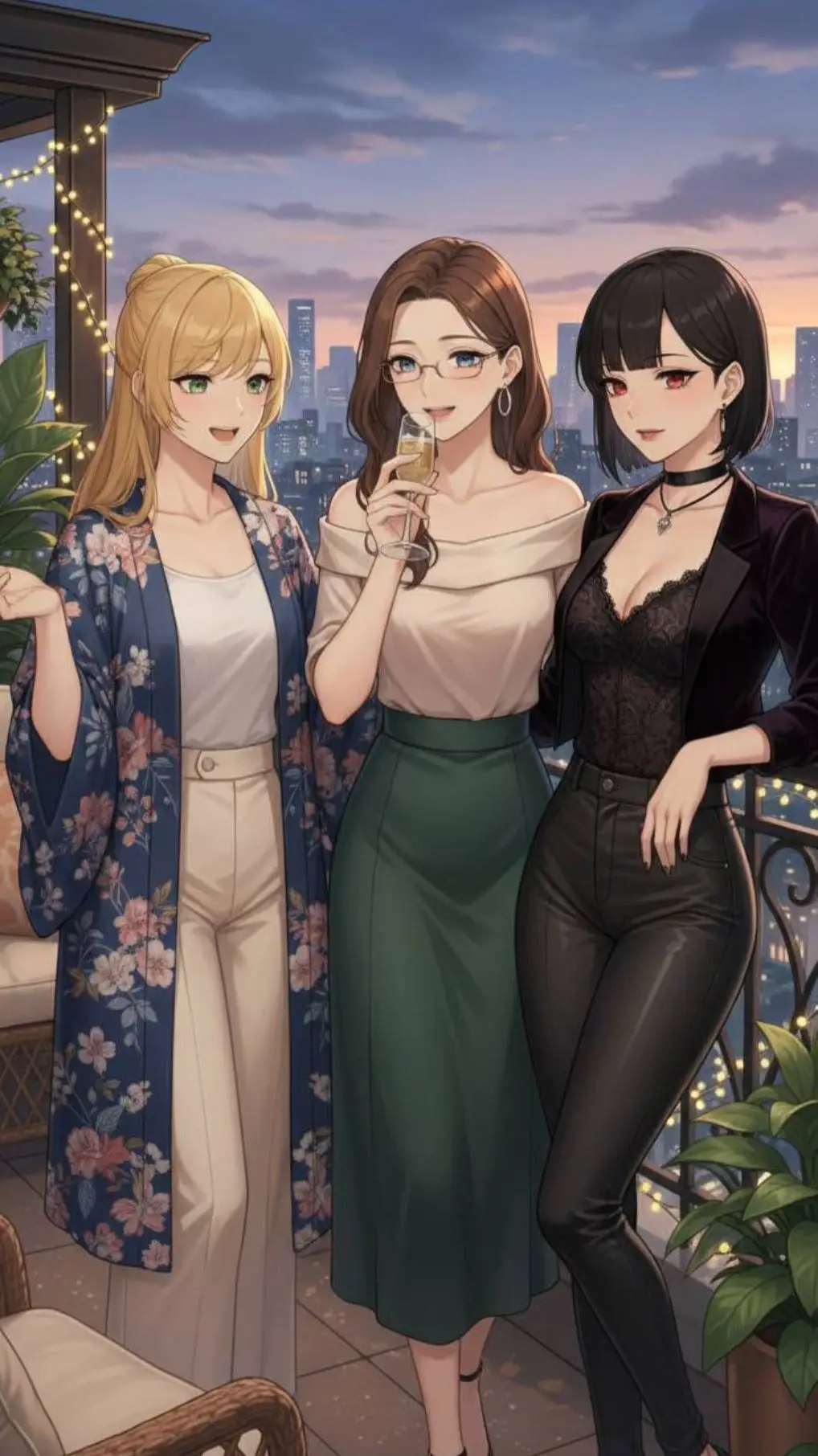 Talkie AI - Chat with Iris, Mirei y Lux