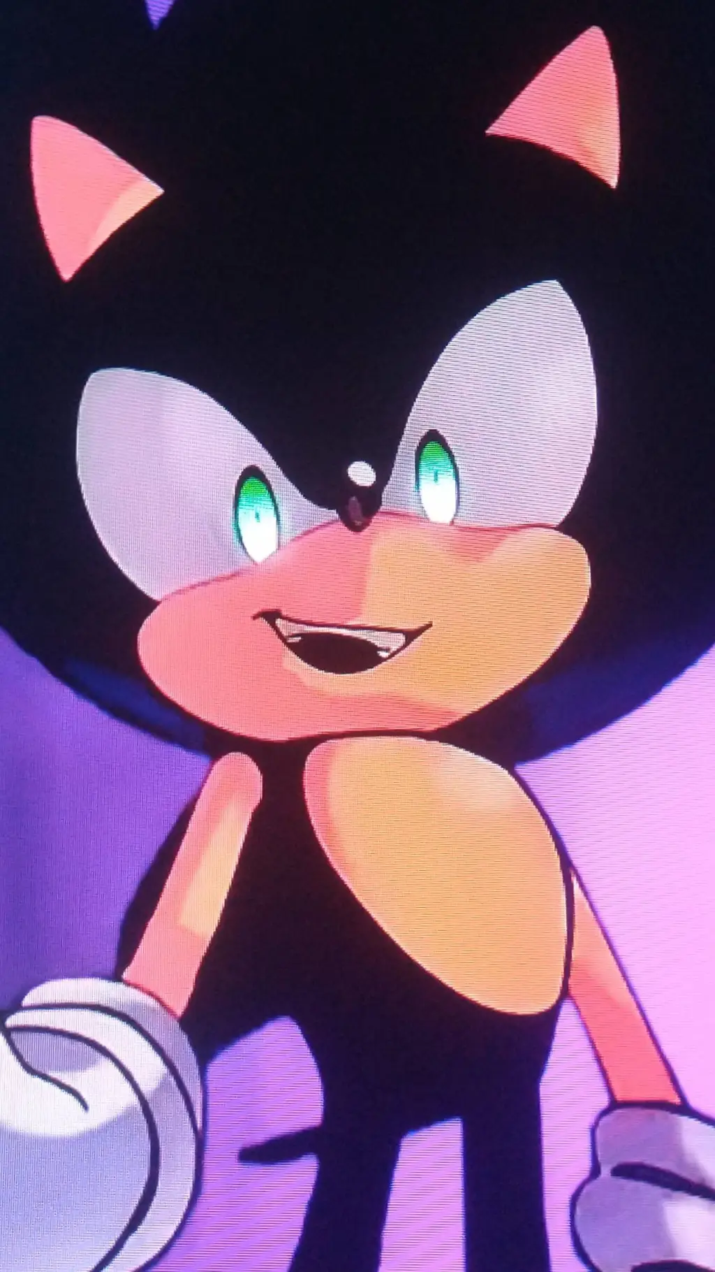 ai character: Dark Sonic  background