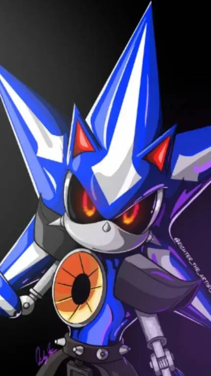 ai character: Neo metal Sonic background