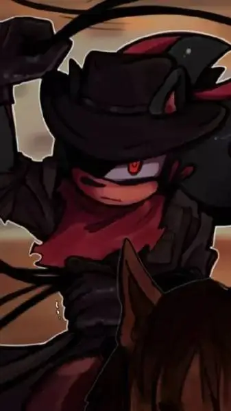 ai character: vaquero Shadow background