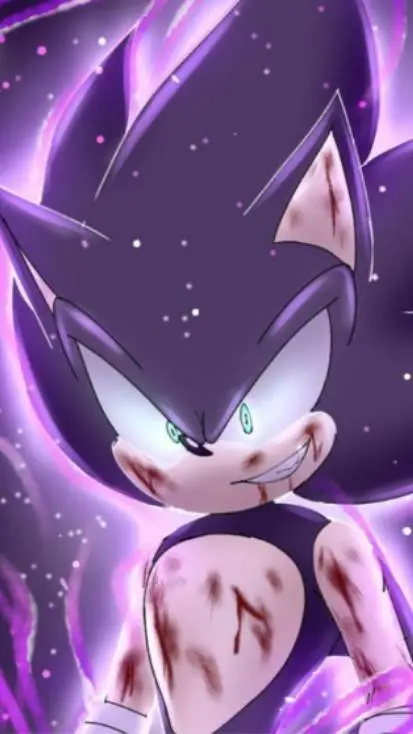 ai character: Dark Sonic background