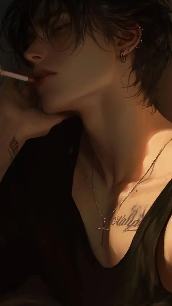 ai character: 🍷🔪 Liaм 🔪🍷 background