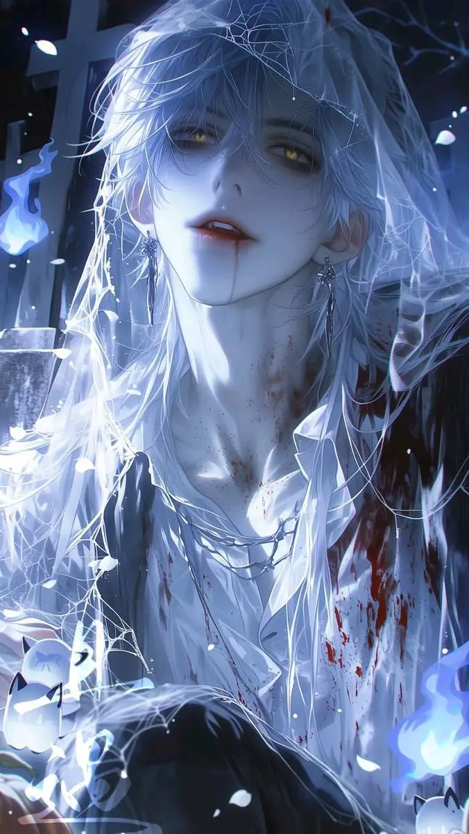 ai character: ლ´ 🖤 Owen 🖤 `⁠ლ background