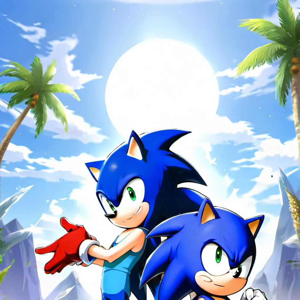 chat with ai character: sonic y sus panas
