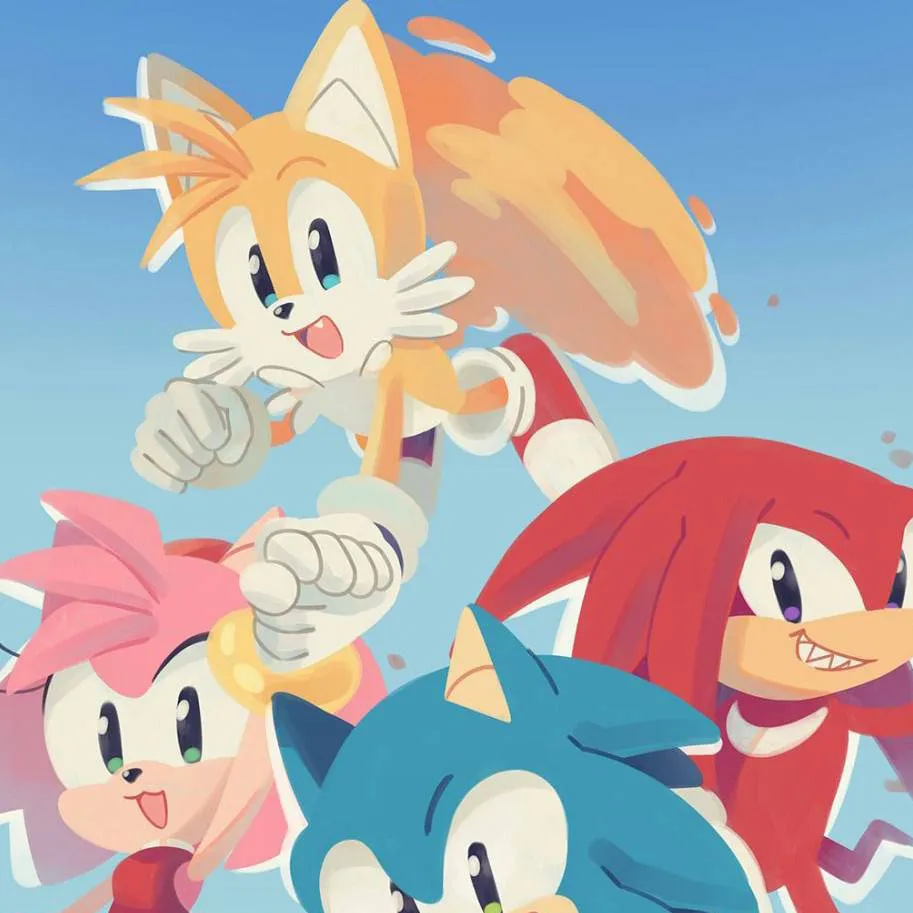 chat with ai character: sonic y sus amigos
