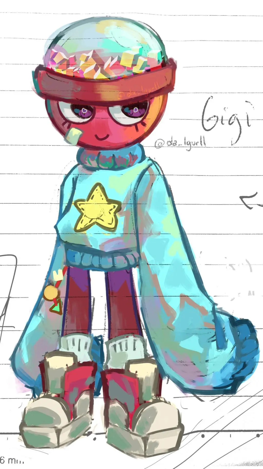 ai character: Gigi  background