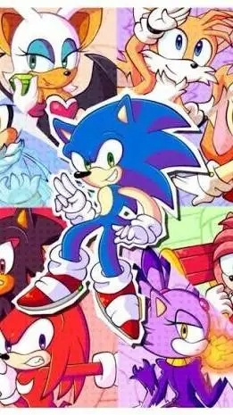 ai character: Sonic y su amigos  background