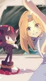 ai character: maria y Shadow  background