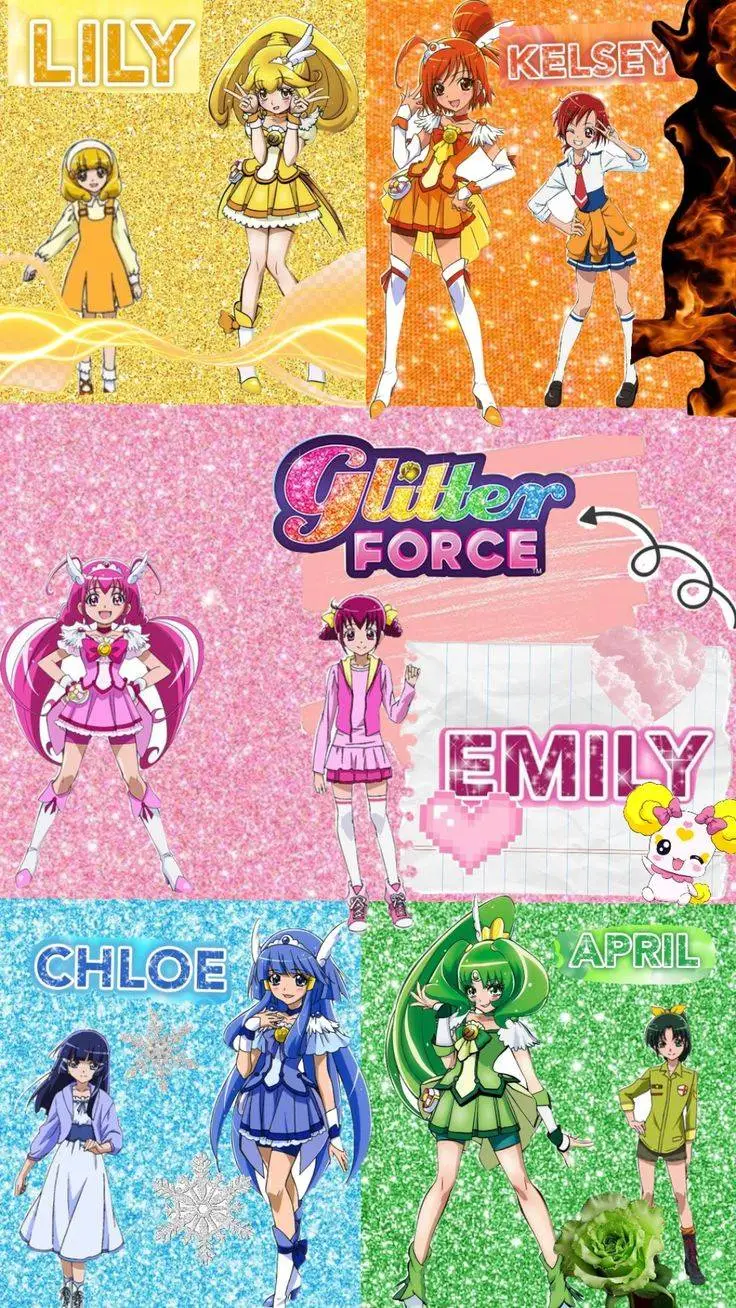 ai character: glritten force background