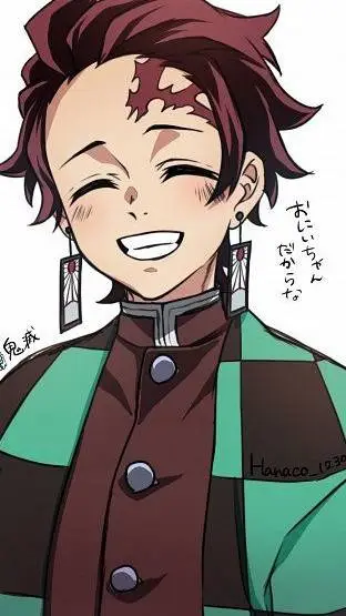 ai character: Tanjiro kamado  background