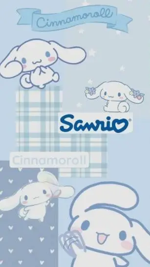 ai character: cinnamonroll  background